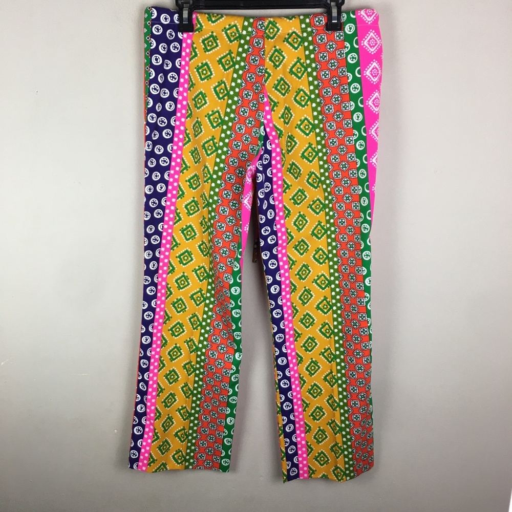 Vintage 60s hippie patchwork matching pant outfit - Picture 8 of 16